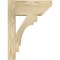 Ekena Millwork Merced Slat Rough Sawn Outlooker, Douglas Fir, 6"W x 12"D x 16"H OUT06X12X16MRC06RDF - alternate 3